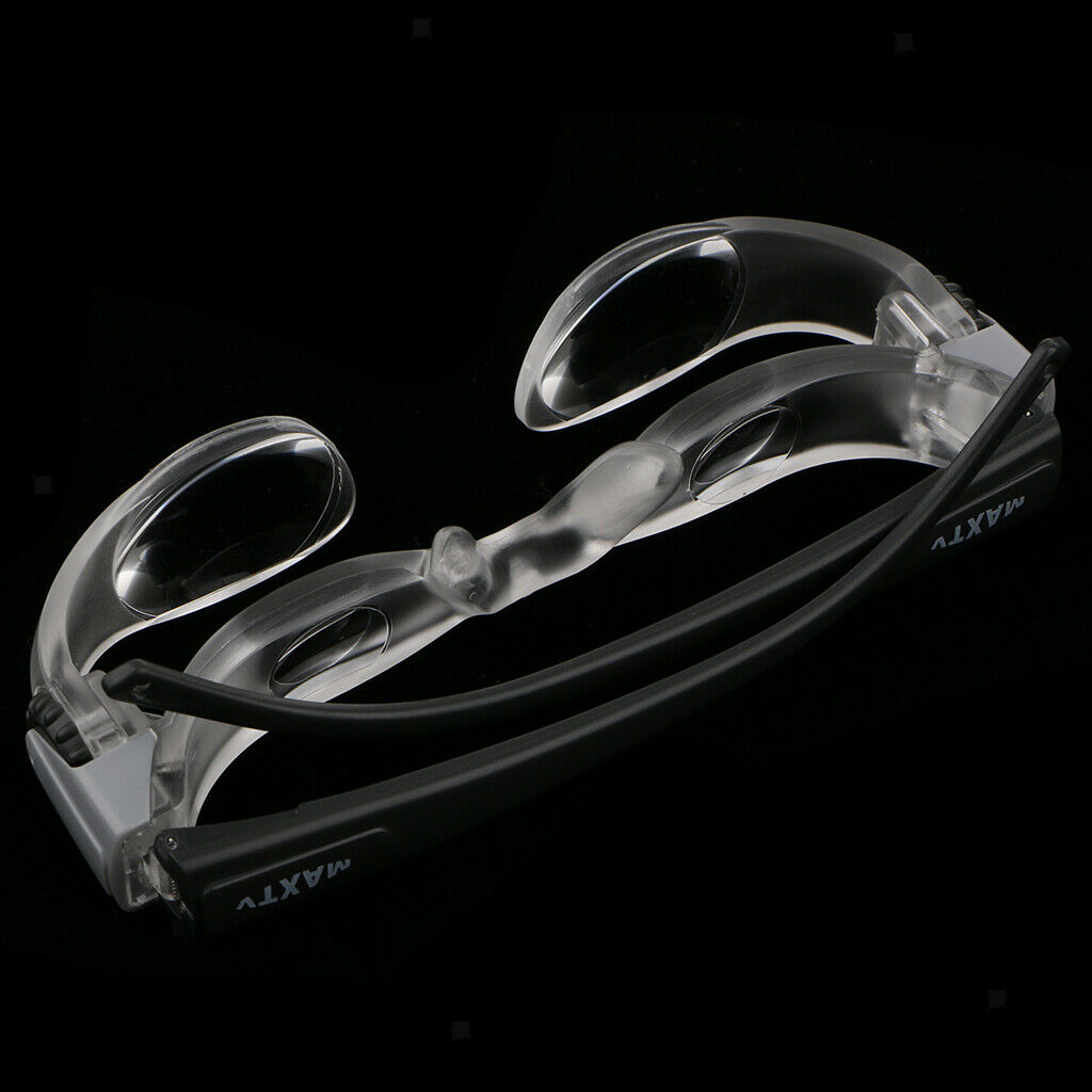 2 Pieces 2X Hyperopia Magnifying TV Glasses Adjustable Magnifier Glasses