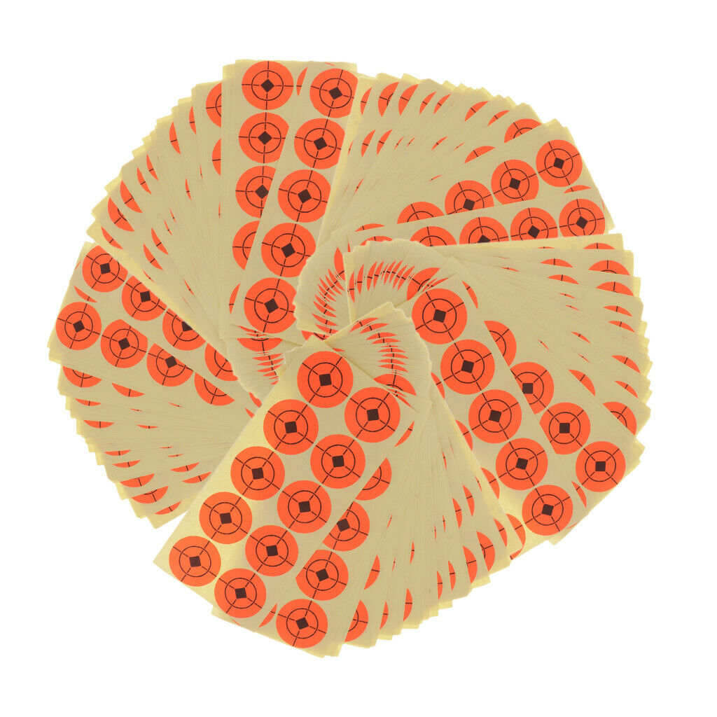 Outdoor 125 Sheets Lot Shooting Paper Targets Reactive Splatter Stickers