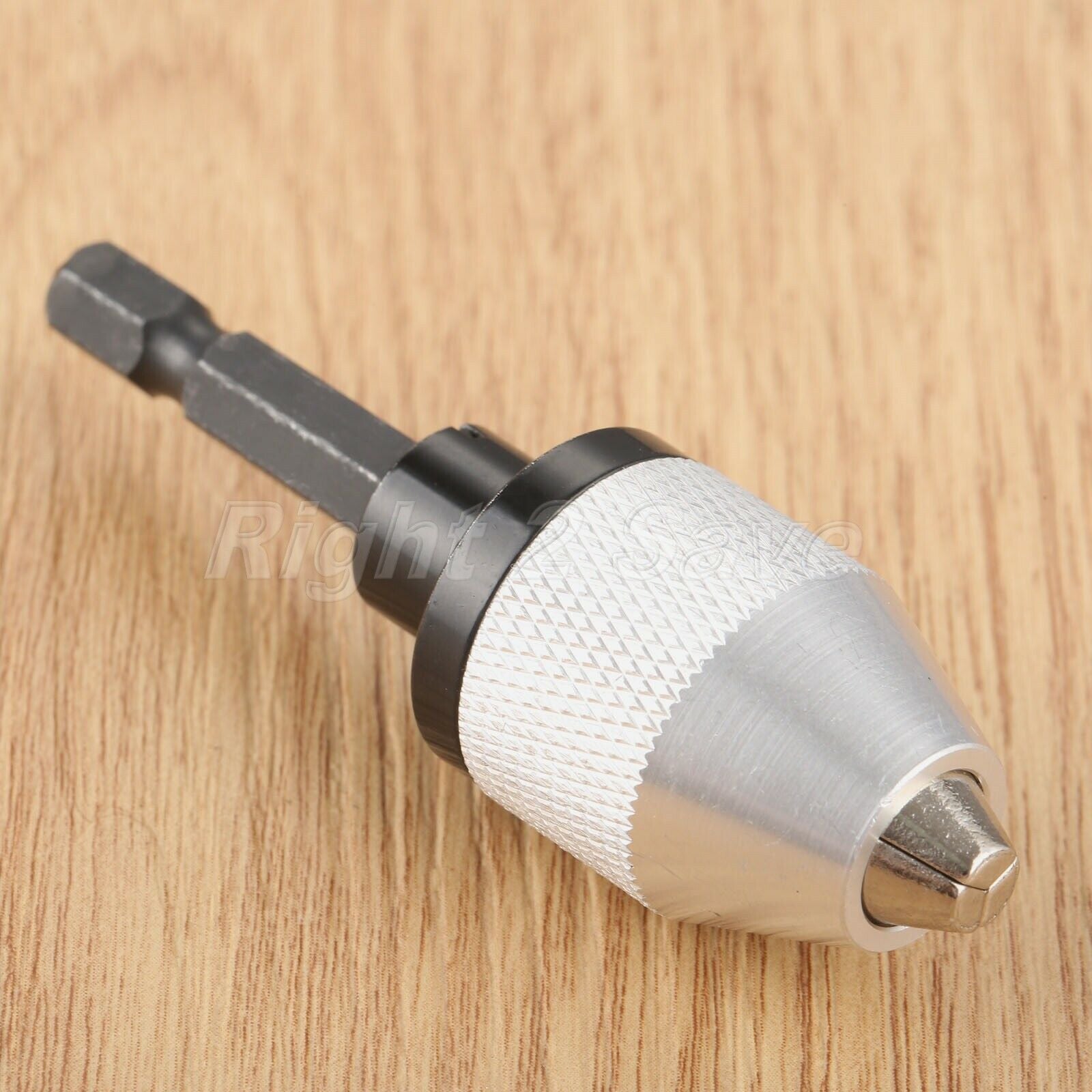 1Pc 0.3-6.5mm 1/4 Hex Drill Chuck Screwdriver Impact Drive Conversion Tool White