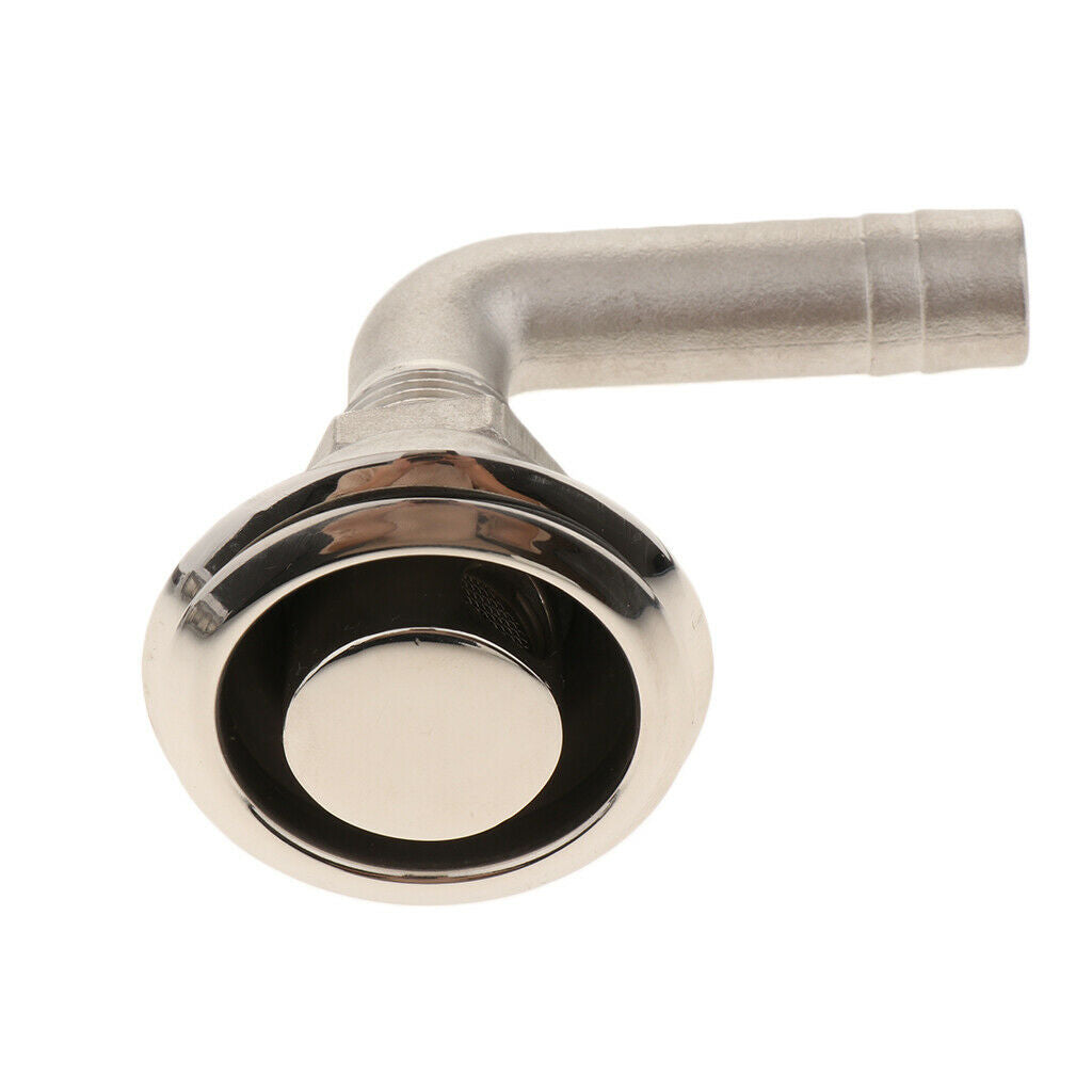 Boat Yacht Deck Drain Stainless Steel Hardware Water Outlet Diameter 12 mm