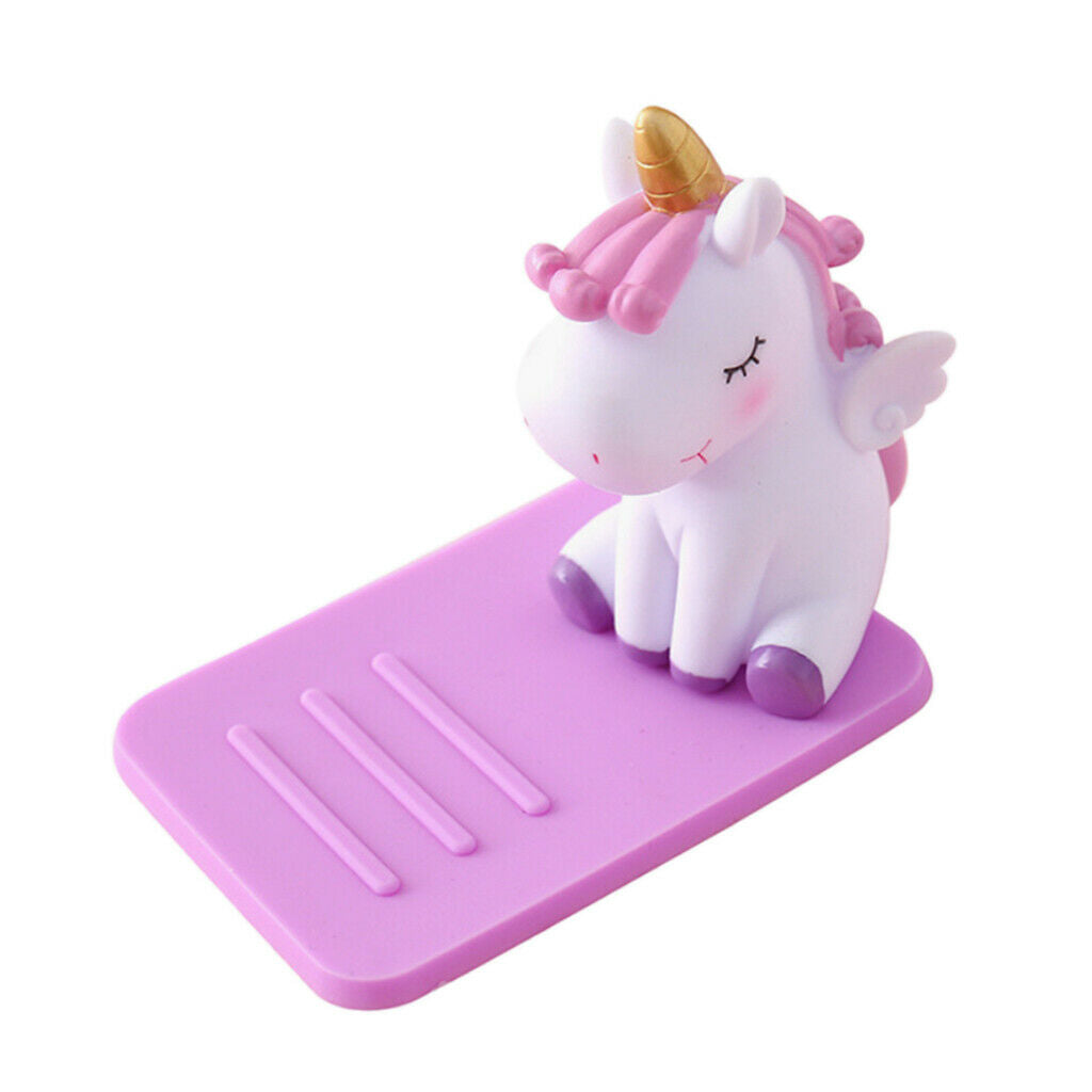 2Piece Phone Holder Cute Rubber Cell Phone Holder Office Desk for Girls