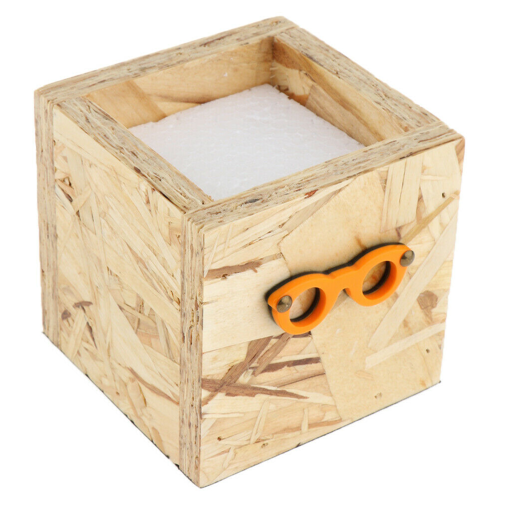 Eyeglasses Store Decoration Wooden Office Flower Pot Shop Decoration