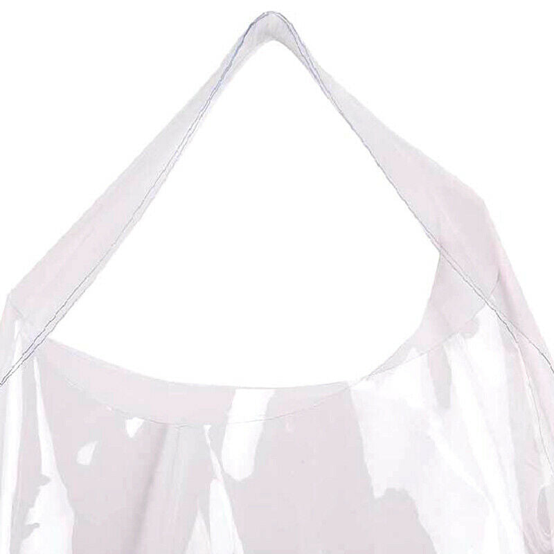 Women's Shopping Bag Beach Plastic Handbag Clear Street Travel PVC PU Totes New
