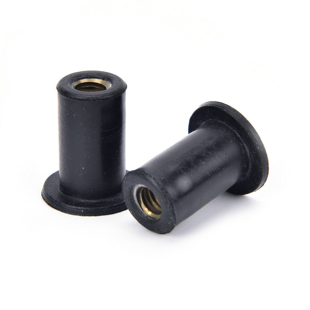 6pcs M5 rubber grommet well nuts blind fastener windscreen kayak accessori.l8