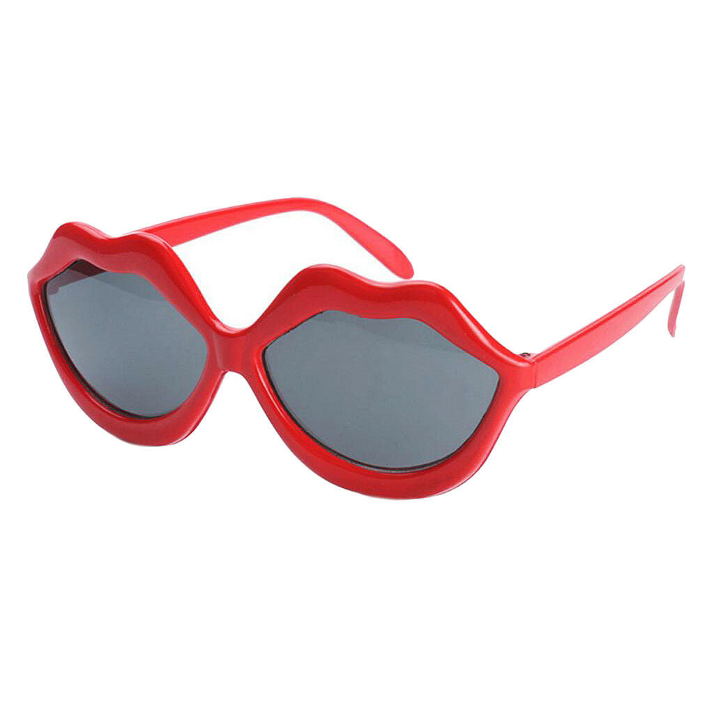 Red Lip Kissing Glasses Sunglasses Wedding Girls Night out Costume Accessory