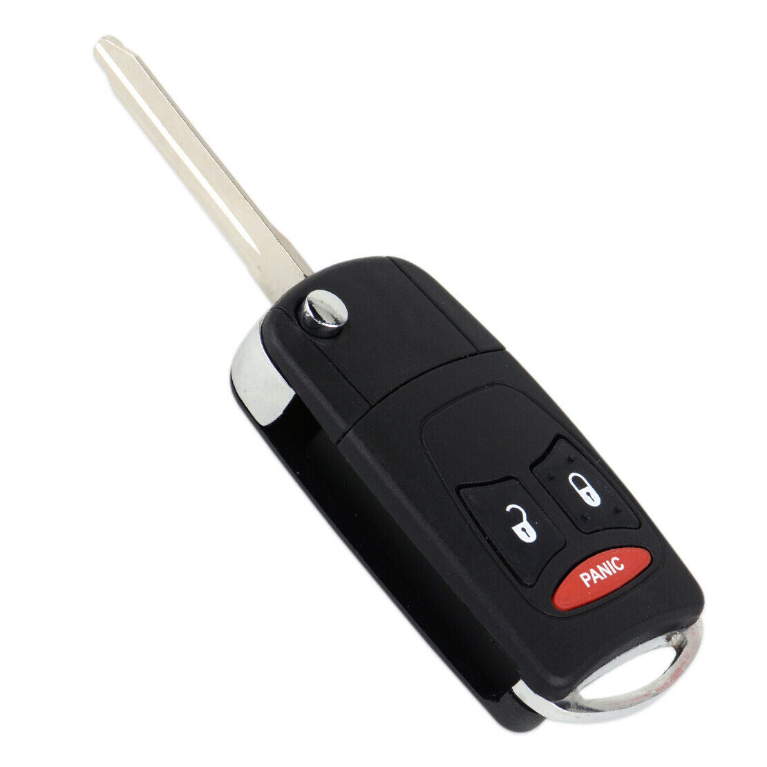 3Button Folding Remote Key Fob Case Fit for Durango Magnum Dodge Chrysler An