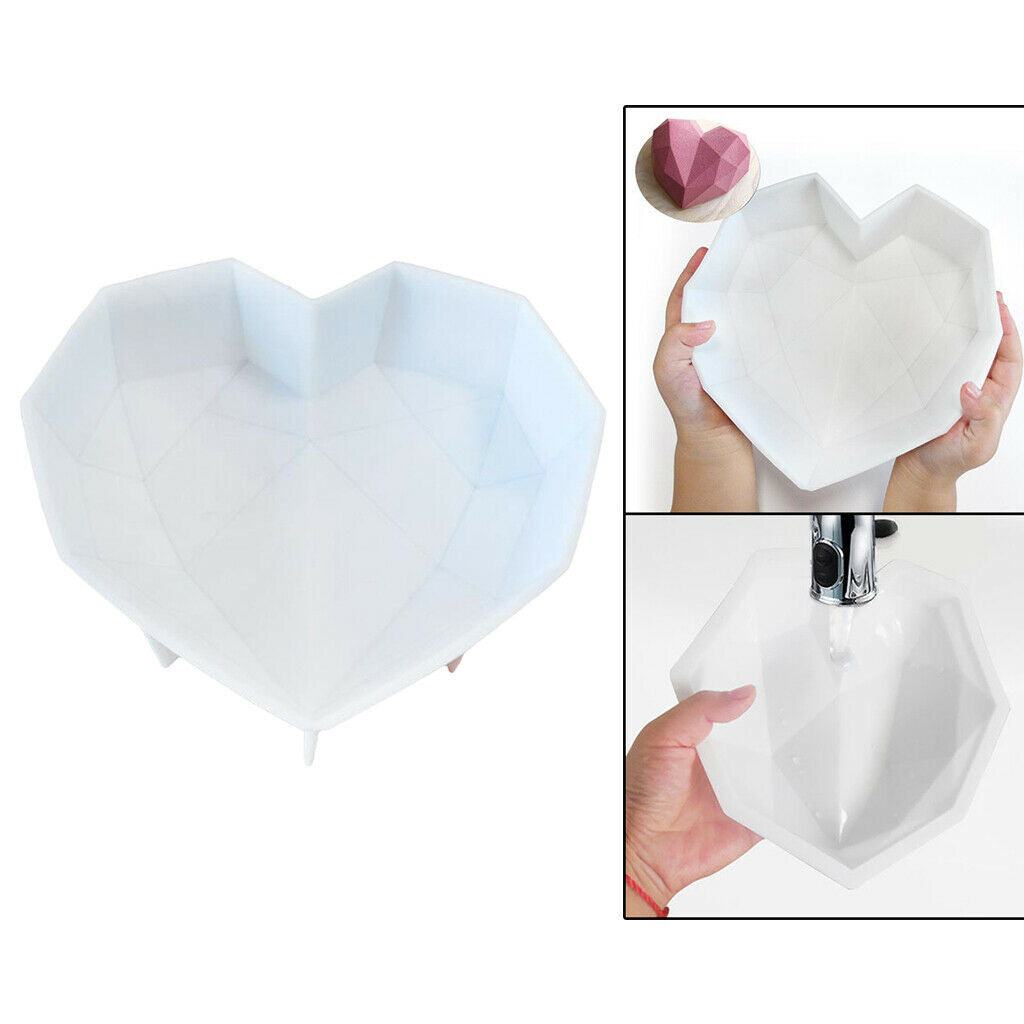 Silicone Cake Mold Cupcake Mould Baking Tray Kitchen DIY white with base