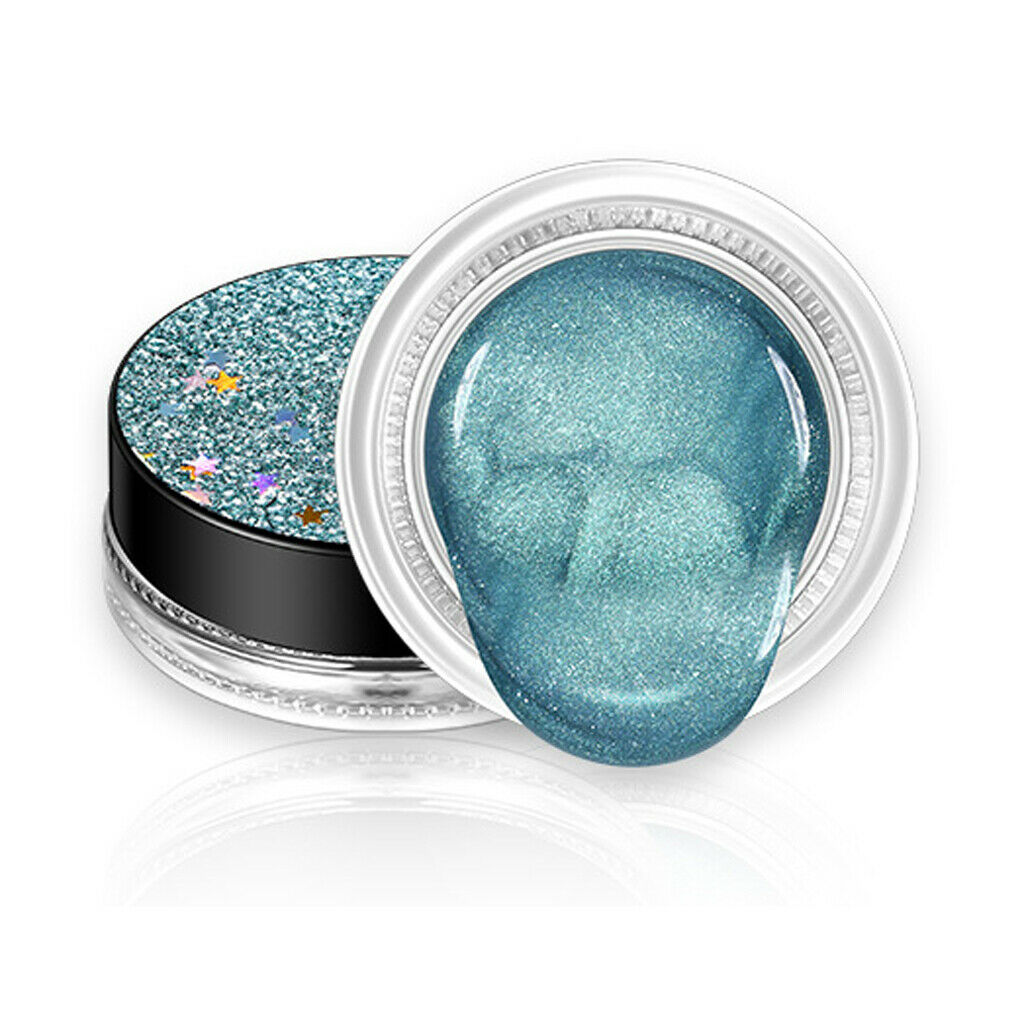 Pigmented Liquid Eyeshadow Waterproof Eye Shadow for Collar Bones Cyan