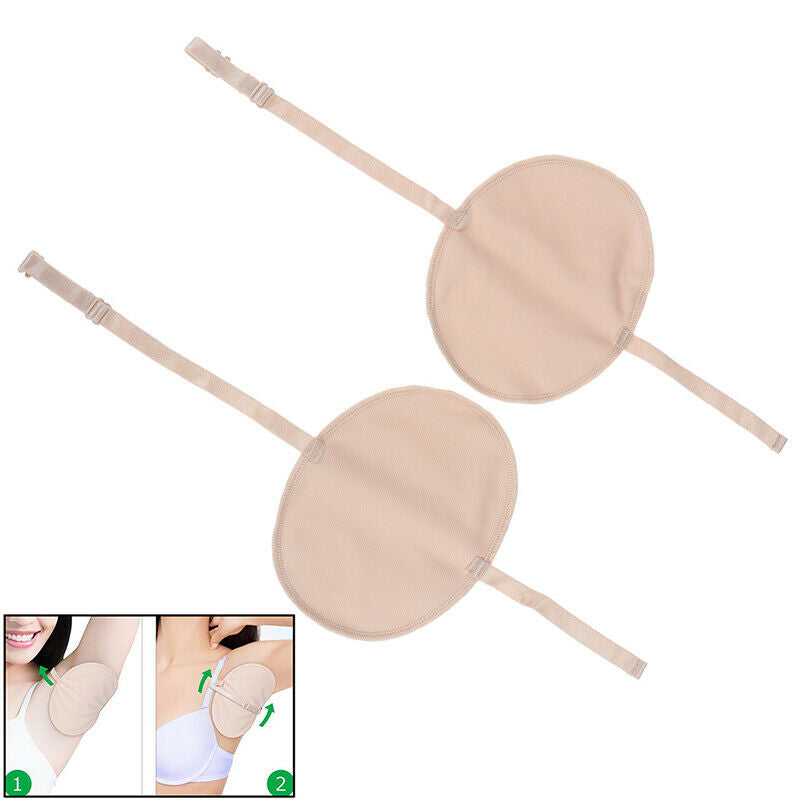 1Pair Underarm Armpit Sweat Pads Absorbing Anti Perspiration Deodorant Fragr mBD