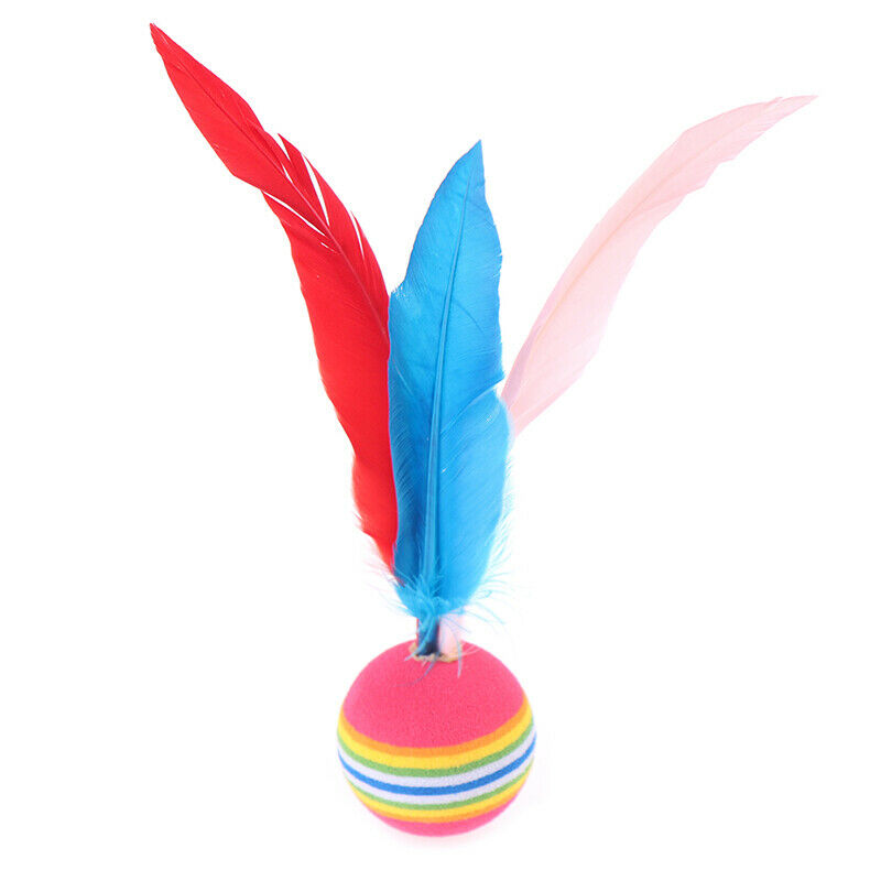 Game Outdoor Kids Beach Rubber Shuttlecock Feather Badminton Balls ChildrenY KX