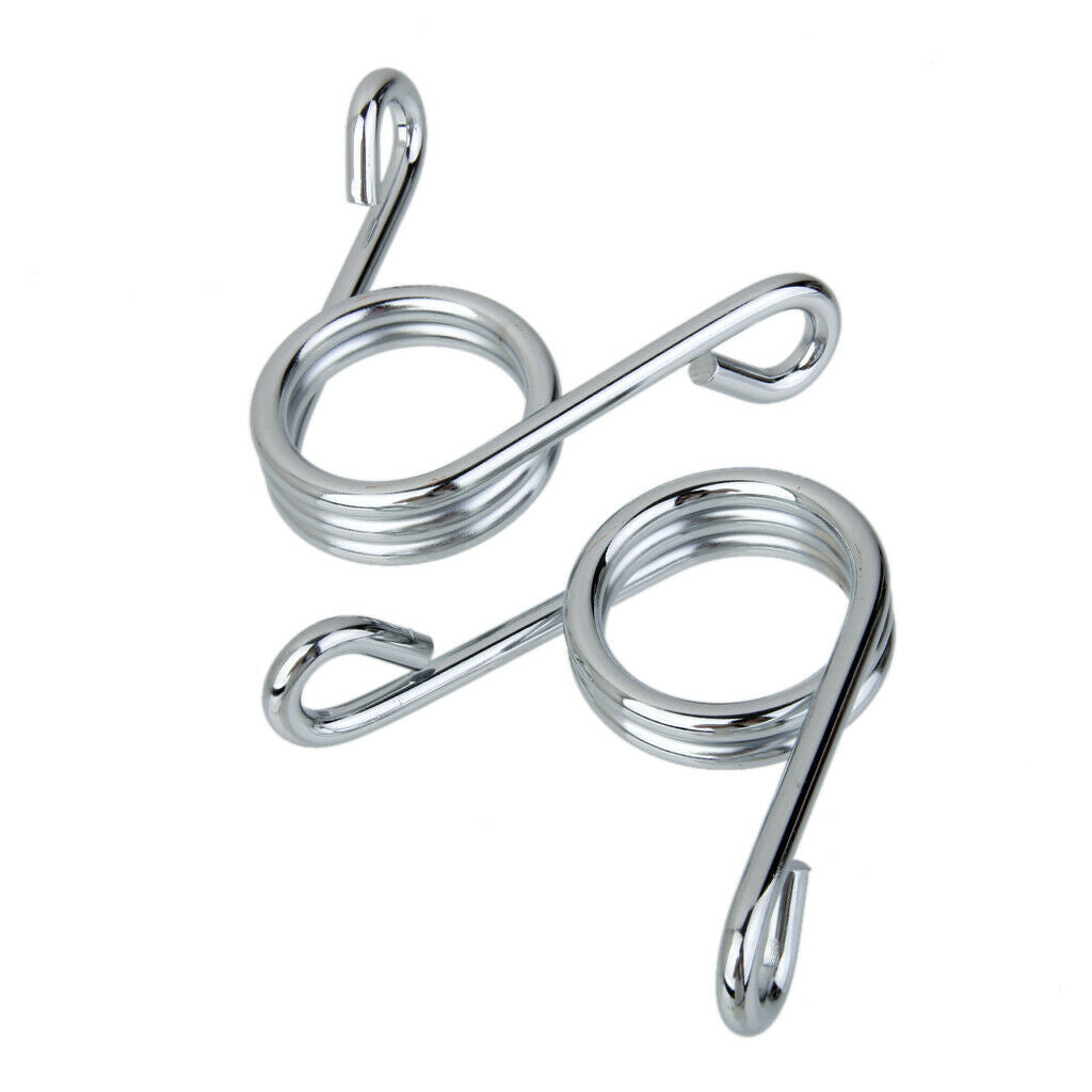 3" Chrome Steel Plated Solo Seat Springs for Chopper Bobber Motorcycle
