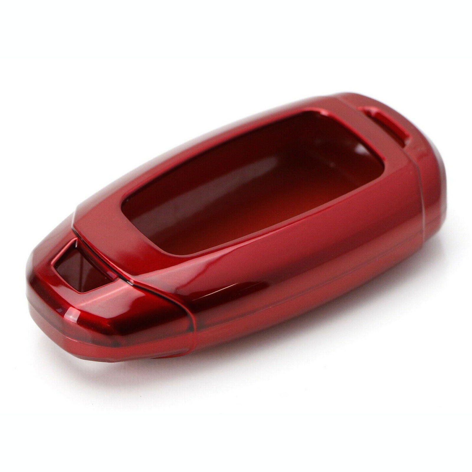 Red Gloss Finish Hard Shell Key Fob Cover For Hyundai Kona Veloster Elantra GT