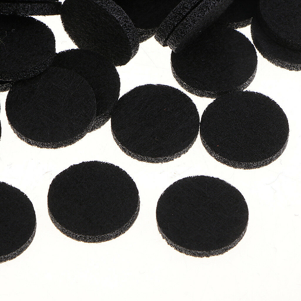 200Pcs 21mm Aromatherapy Essential Oil Diffuser Locket Refill Pads black
