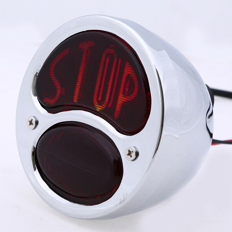 Motorcycle Red LED Taillight Brake Light Rear Stop Lamp Fit Scooter Motorcroos