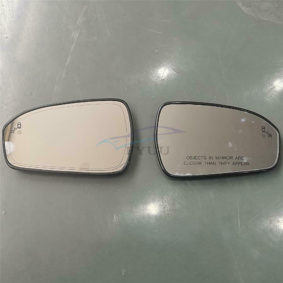 1 Pair DS7Z-17K707-C Heated With Blind Spot Detect Rear View Lens Side Mirror