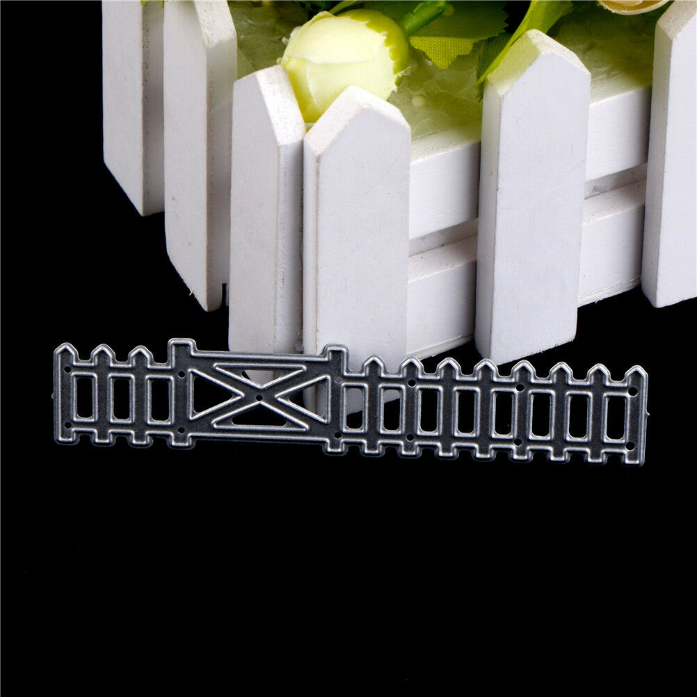 Fence Metal Cutting Dies Stencils For Scrapbooking DIY Album Cards Making.l8