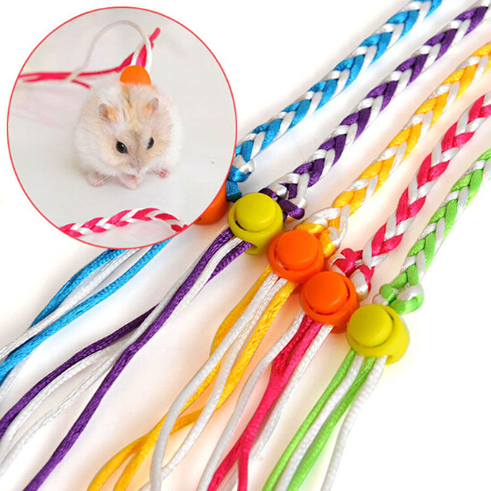 Adjustable Leash Collar Guinea Pig Small Pets Lead Pet Hamster Traction R.l8