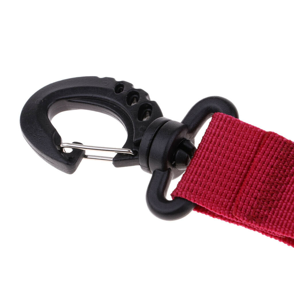 Coiled Cord Attachment Lanyard for Fishing Kayak Diving Water Sports Red