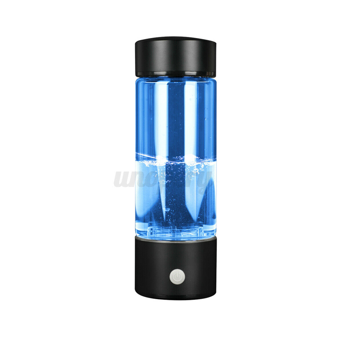 3-IN-1 430ML Hydrogens-rich Water Cup Portable Bottle 3 Min Electrolys Black â˜ª
