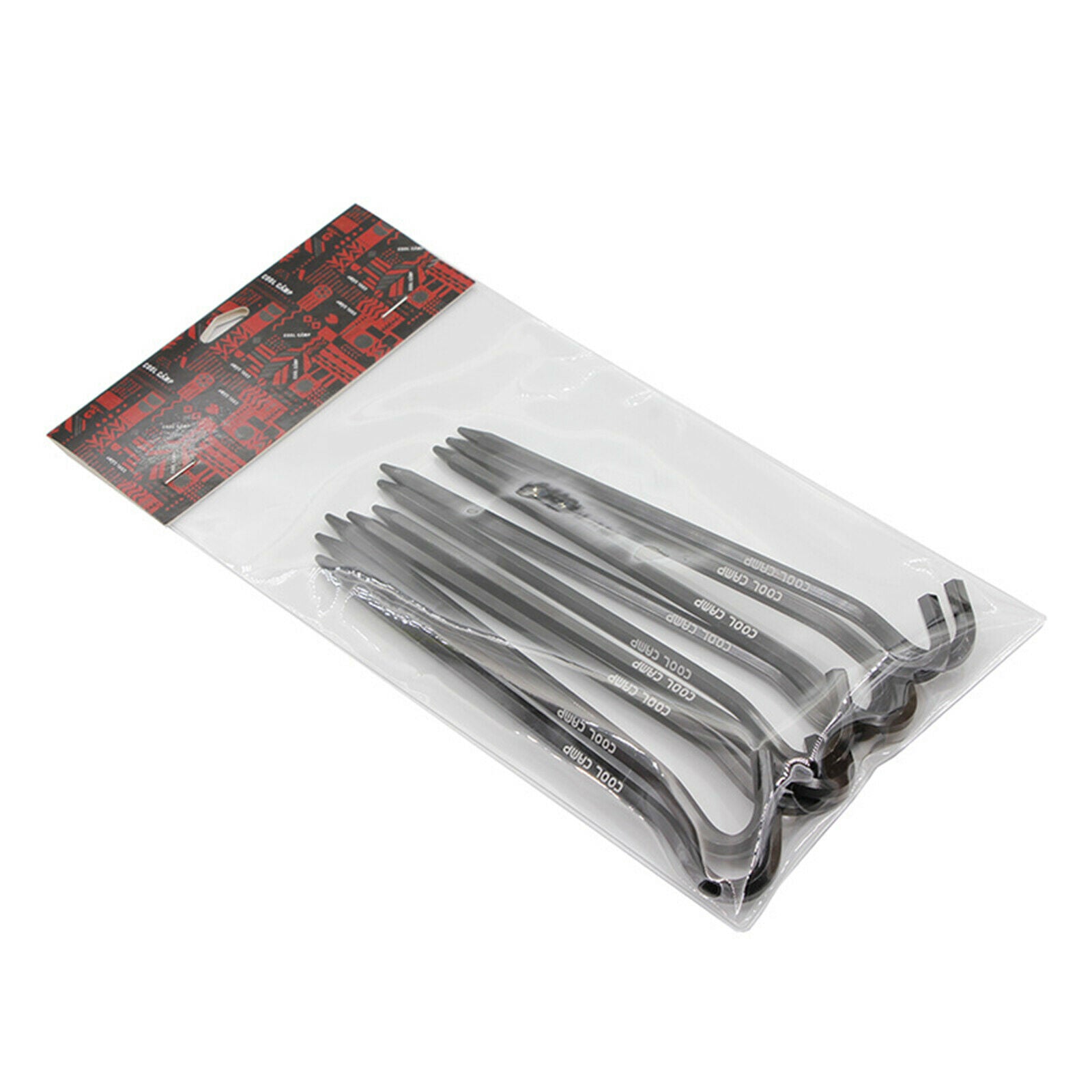 Aluminum Alloy Metal Tent Stakes Edging Ground Hooks Pegs 7 inches Long