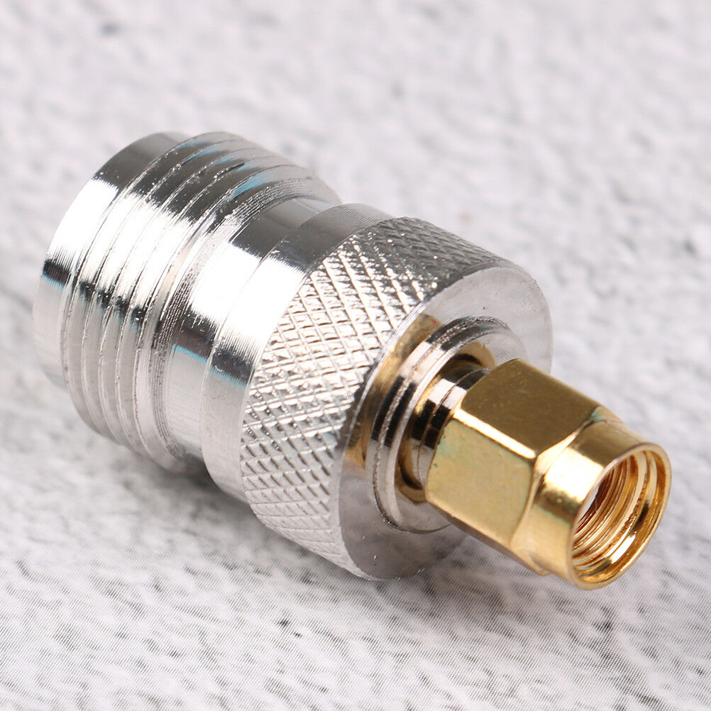 Metal N Female jack to SMA Female plug straight RF connector adapter Xz