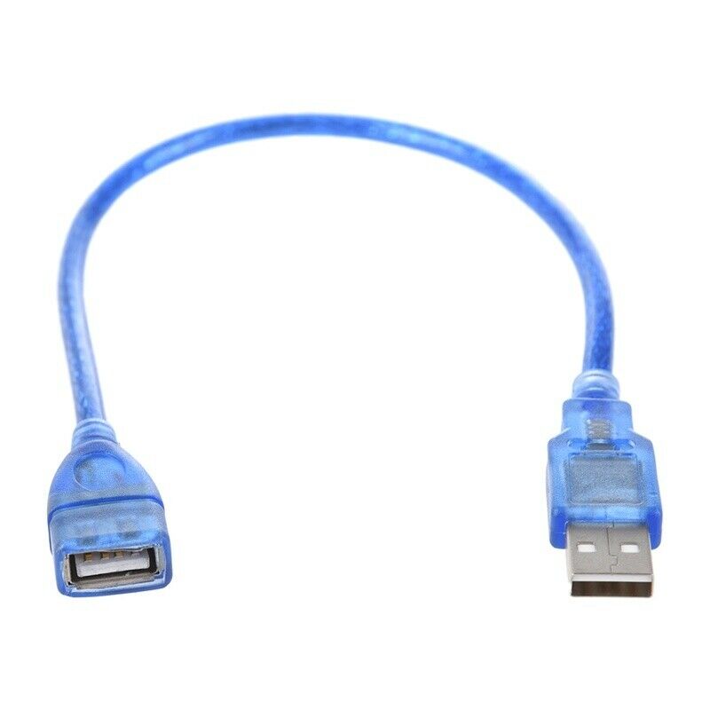 Short USB 2.0 A Female to Male Extension Cable Q4T9