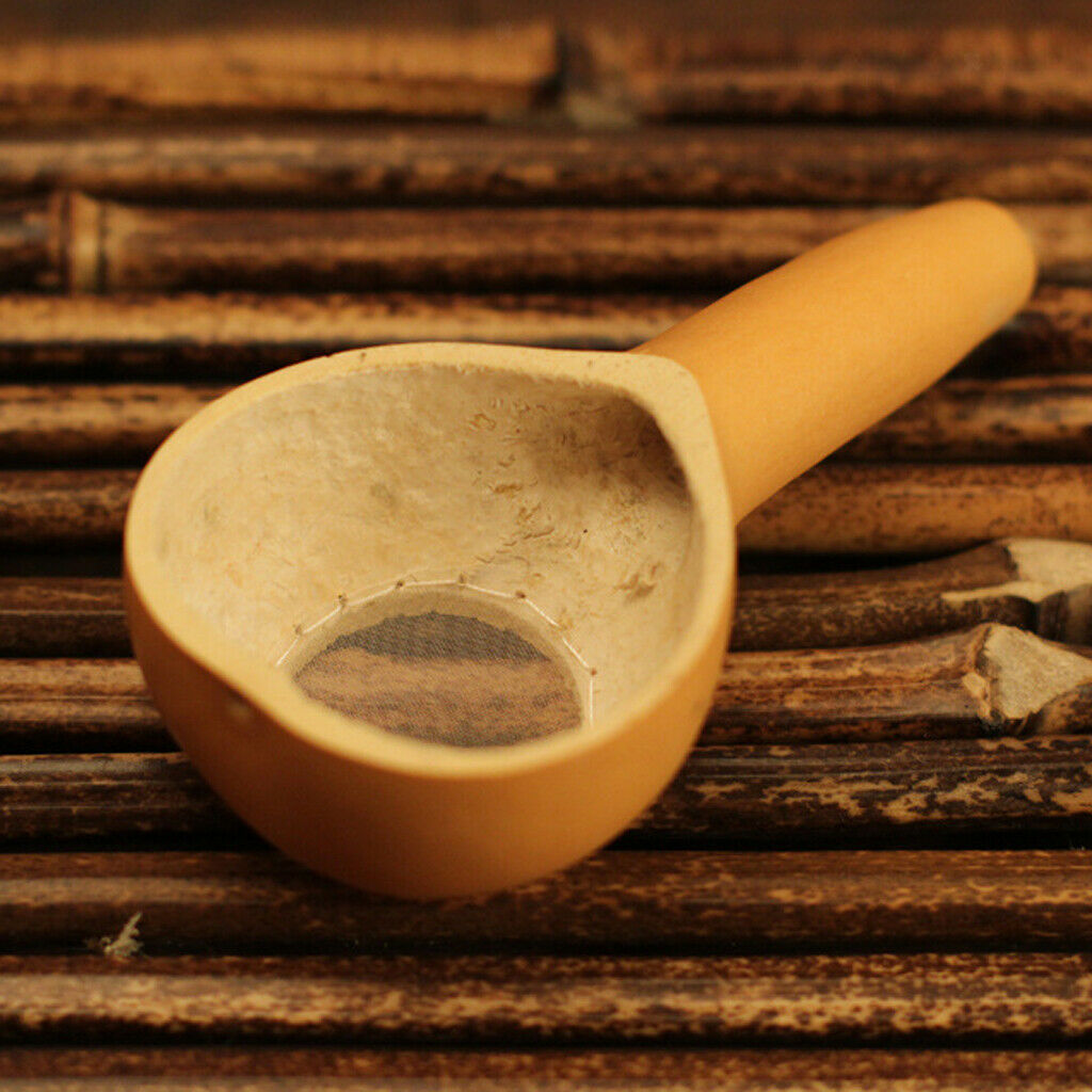 Tea Filter Loose Tea Leaf Strainer Bamboo Herbal Spice Filter  Single Gourd