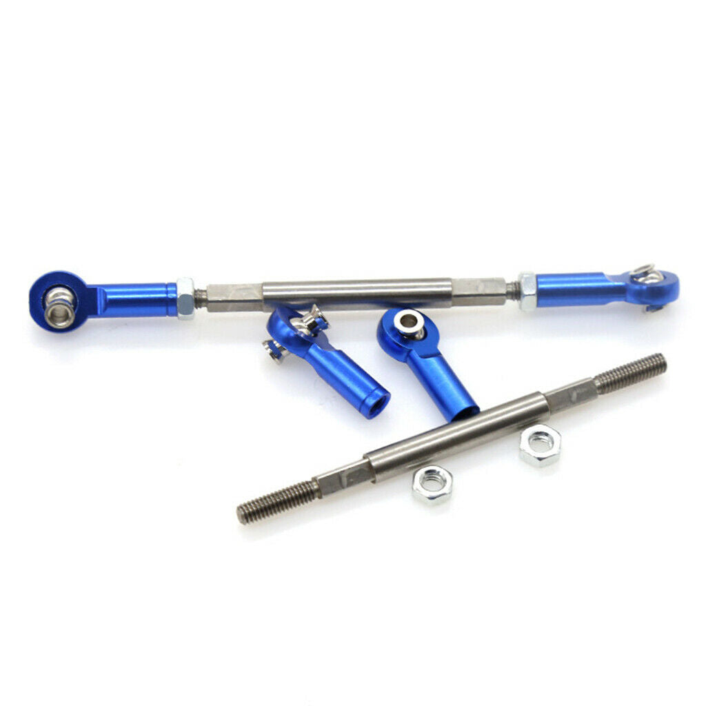 2x 1:7 Metal Steering Rod Tie Links for Unlimited Desert Racer UDR RC Buggy