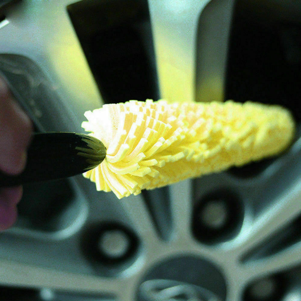 Car Wheel Tire Rim Scrub Plastic Handle Brush Cleaner Washing Cleaning Tools