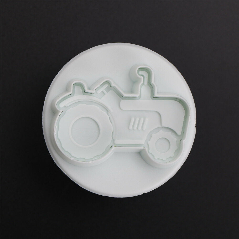 4x Missile Vehicle,Tank,ArmoredCar Sample Cookie CutterFondant Cake Mold M.l8