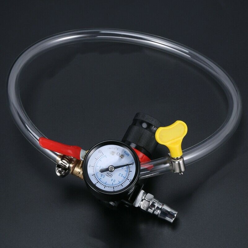 Car Cooling Radiator Pressure Leak Tester Tank Fuel Tank Detector Meter Tool AC1
