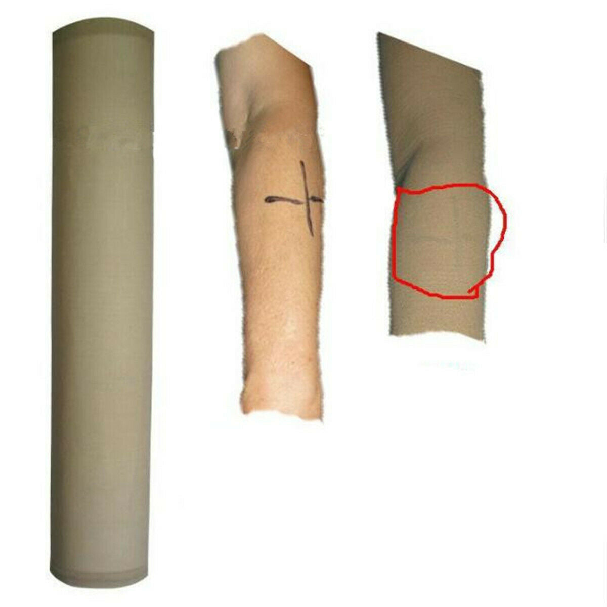 1 Pair Skin Arm Tattoo Cover Up Long Sleeves Concealer UV Protect Sport Gym