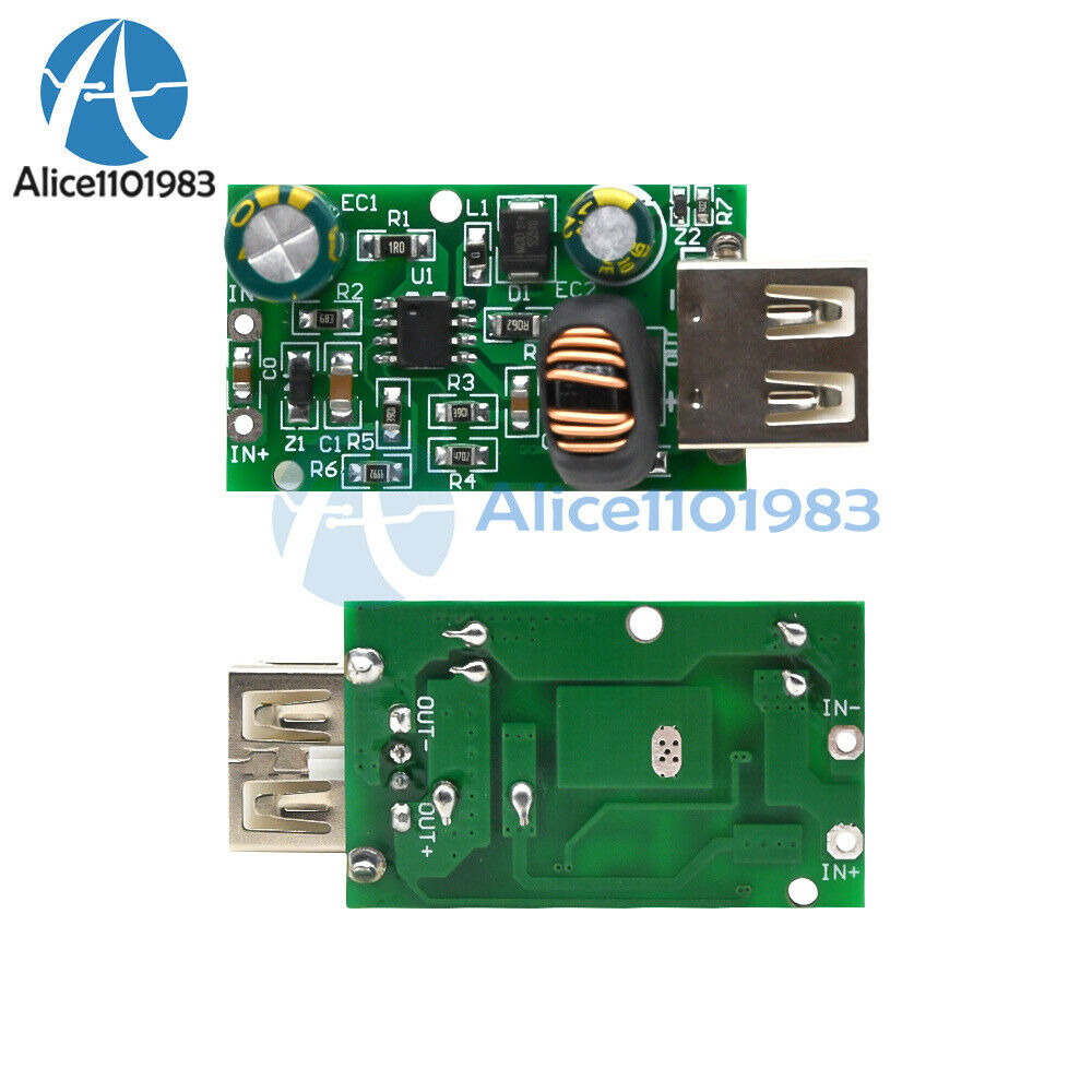 5V 2A USB Cell Phone Charging module DC 8-90V to 5V Step-down Board for Car