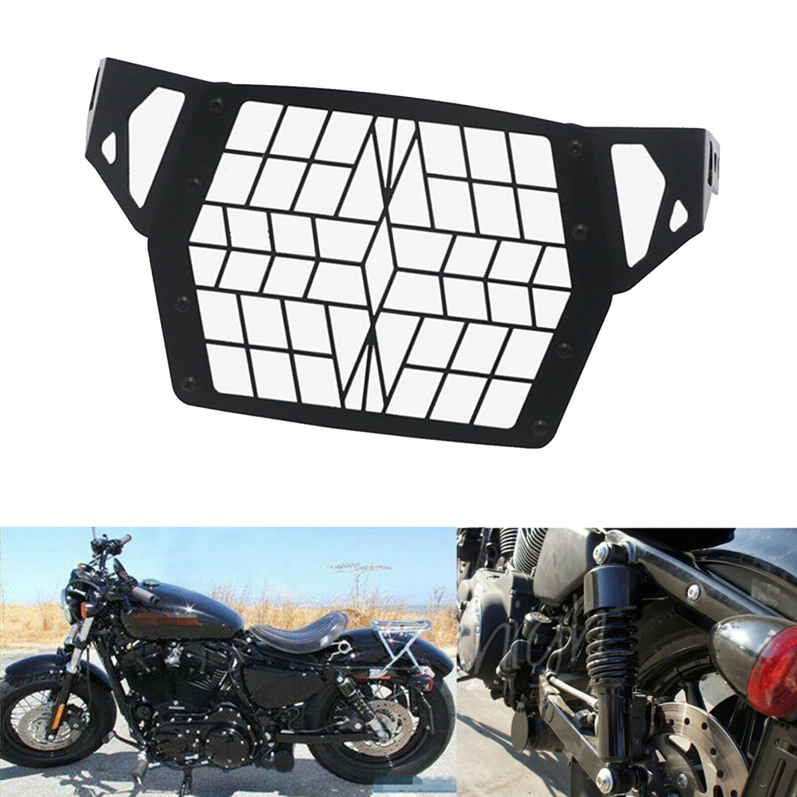 Motorcycle Headlight Protector Replacement for SUZUKI DL1050 2019-2020 Black