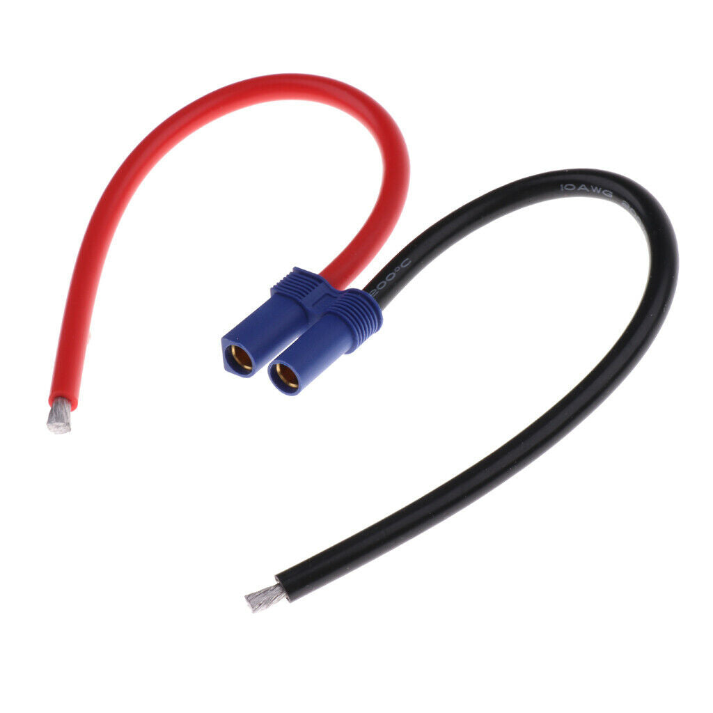 5.5mm Banana Plugs EC5 Battery Female Connector Adapter With 10AWG Wrie