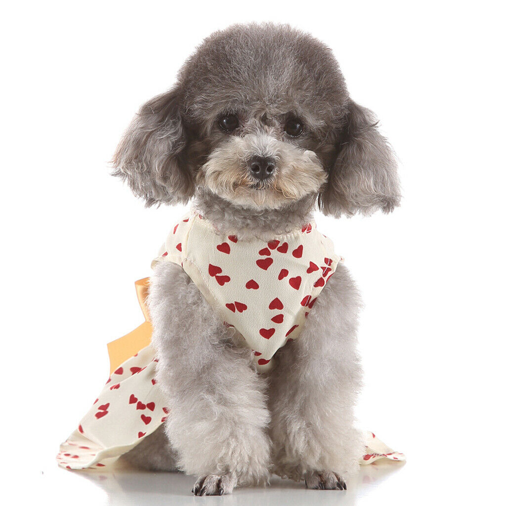 Dog Princess Costume Pet Summer Dress For Pet Dog Princess Costume Party XS
