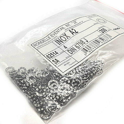 [500pcs] 625144 PAD M4/8X4.3X0.5/1.5/DIN6798J PAD