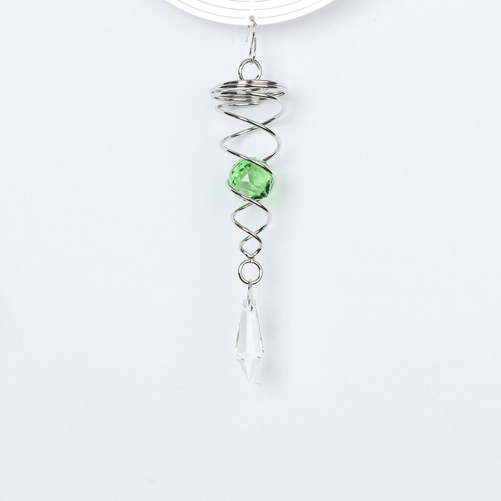 Crystal Spiral   Wind   Spinner ndoor Outdoor Tree of life