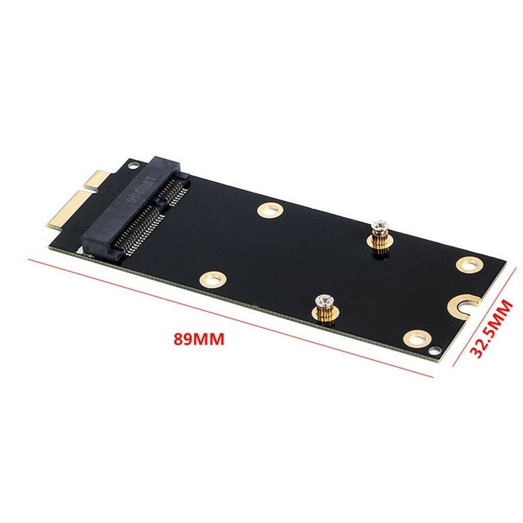 7 + 17 pin msata ssd to sata adapter card for 2012 macbook pro me662 a1425