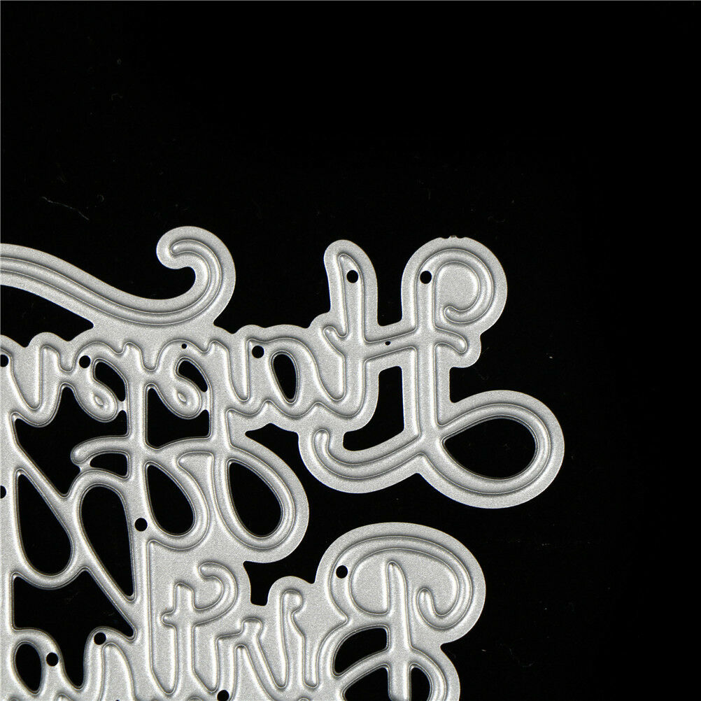 Happy Birthday Alphabet Metal Cutting Dies For DIY Scrapbooking AlbumPaper.l8