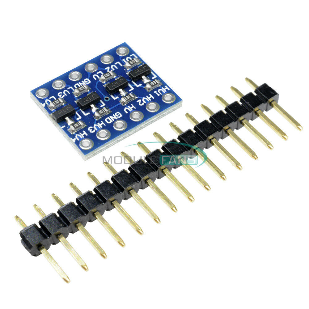 5PCS 4-Channel 5V to 3.3V IIC I2C Logic Level Converter Bi-Directional Module