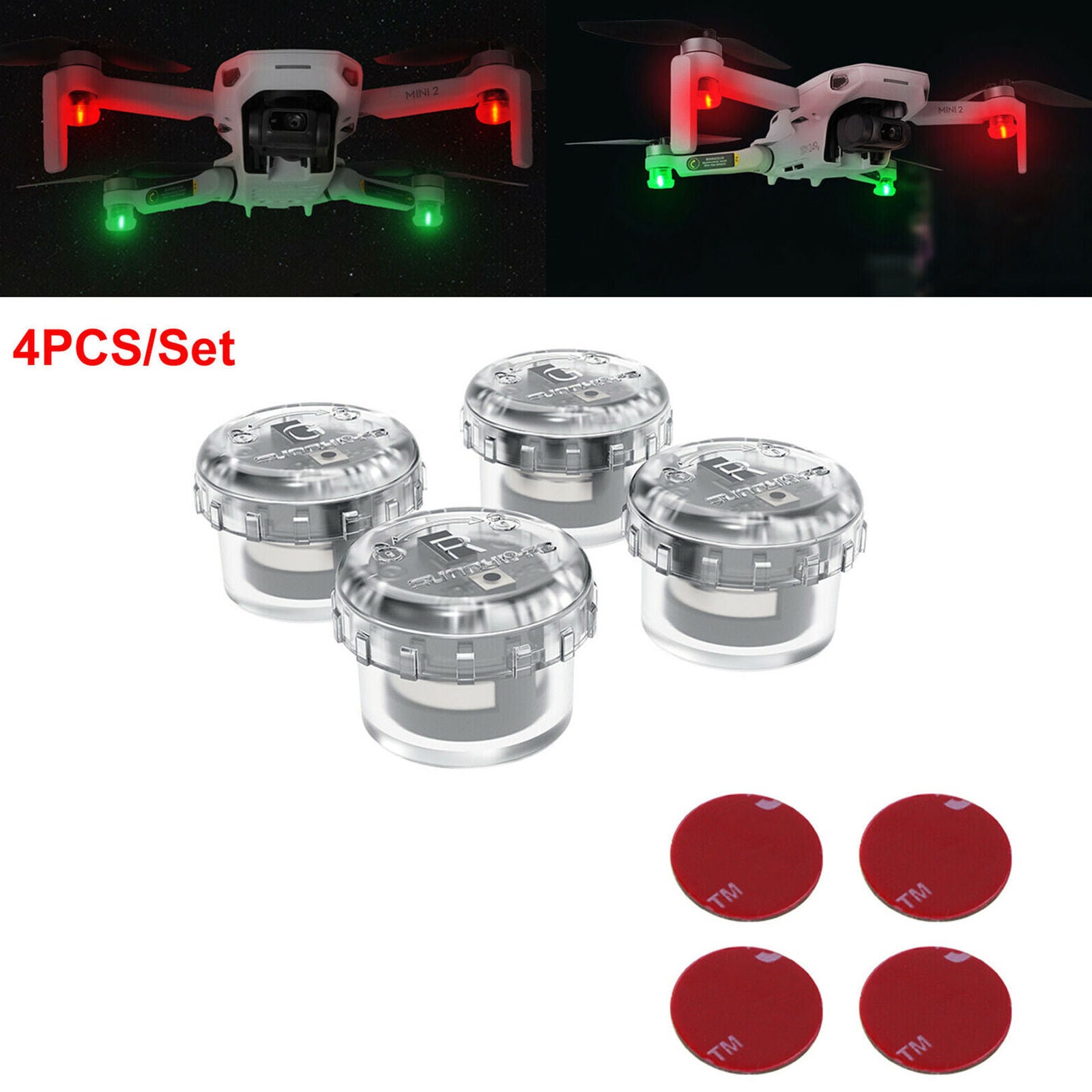 Night Flying Light LED Strobe Signal Lamp for DJI Mavic Air2/Mini 2/Autel Evo II