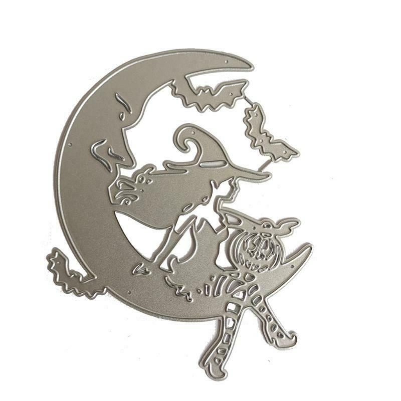 Halloween Moon Metal Cutting Dies Stencil Scrapbook Album Paper Card Template
