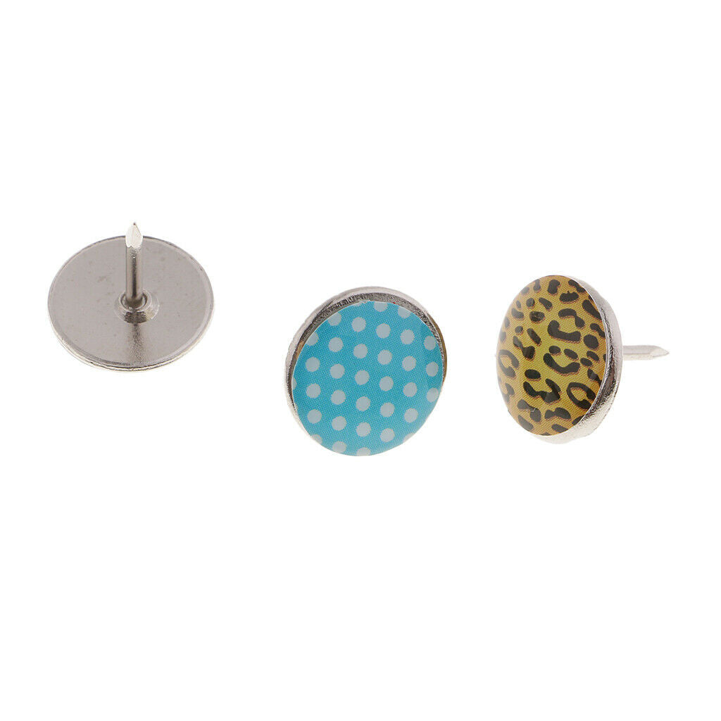 50 Pieces Thumb Tack Thumb Tacks Push Pins Round Head Pins Office Thumbtack