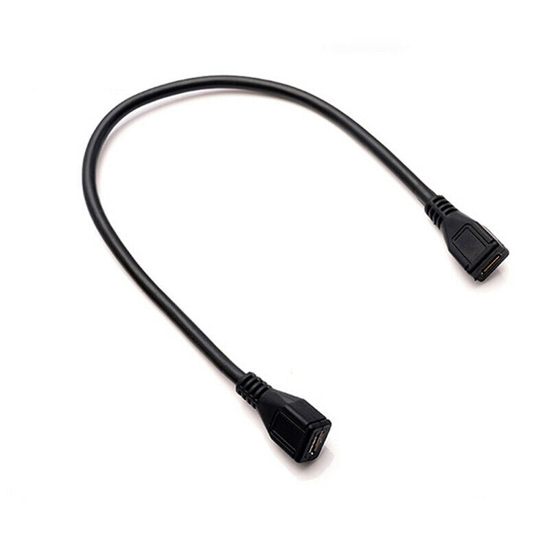 Micro USB Female To Female Extension Extender Data Sync Charging Cable Ad.l8