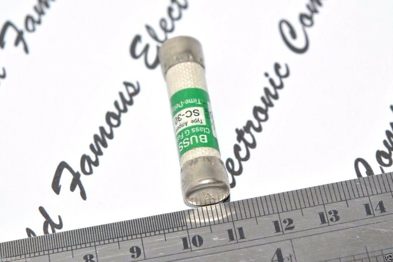 1pcs - BUSSMANN SC-30 30A  Time-Delay Class G Fuse BUSS