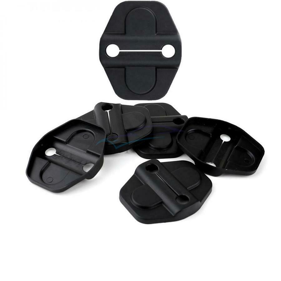 6 × Rustproof Waterproof Auto Front Rear Upper Lower Door Lock Protector Cover