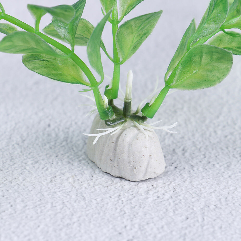 Green aquarium plants water grass ornament plant fish tank plastic decorat.l8