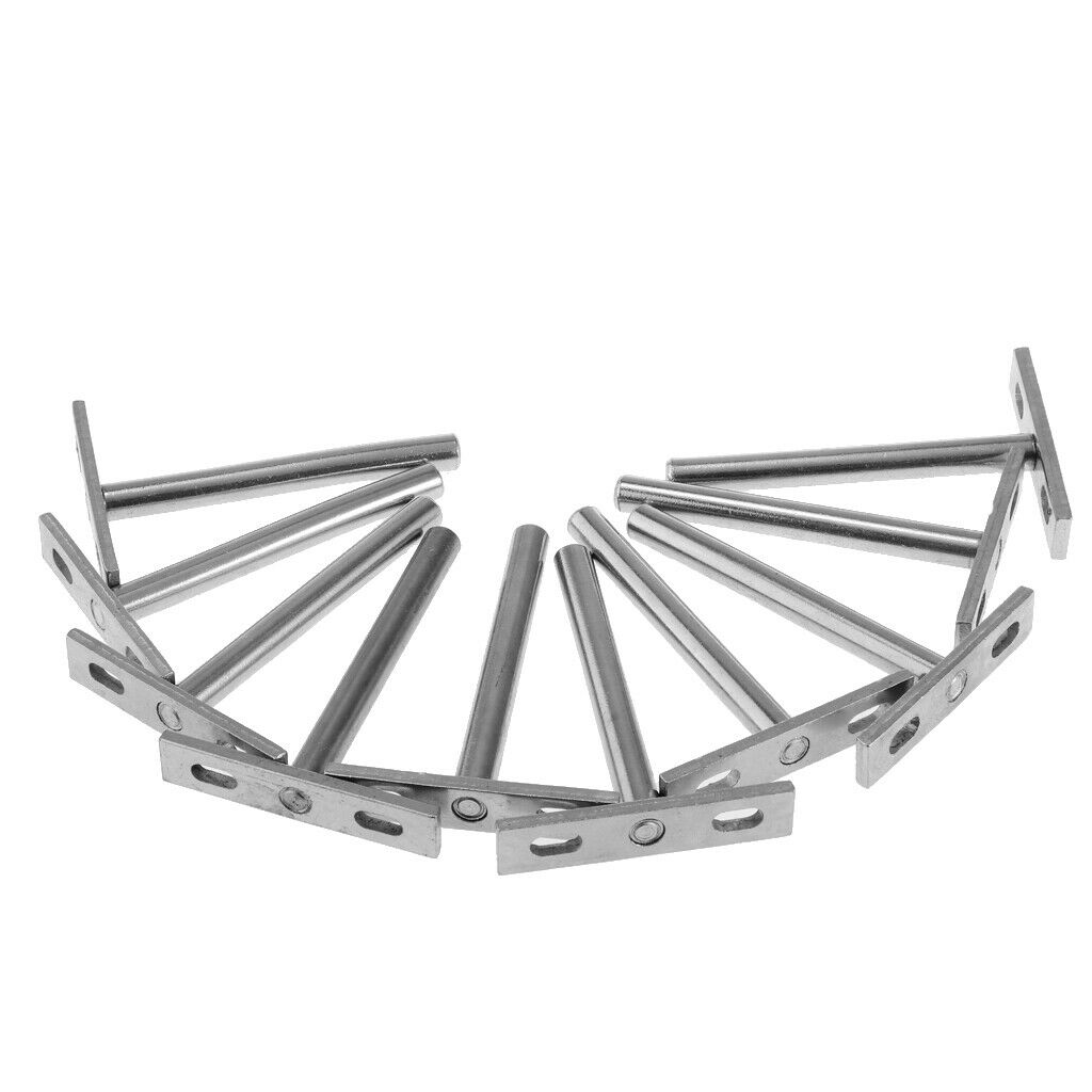 10Pcs Wall Shelf Bracket Heavy Duty Supporter T Shaped Angle Bracket 4inch