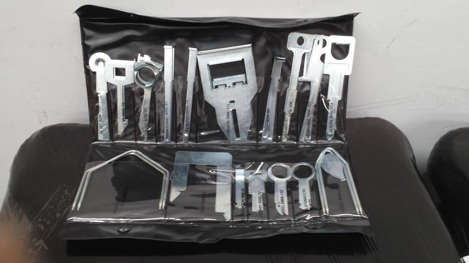 36 PCS CAR RADIO STEREO HEAD UNIT REMOVAL RELEASE KEY KIT TOOL SET FITS AUDI VW